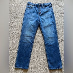 Madewell Perfect Vintage Crop Jean - Sz 30
